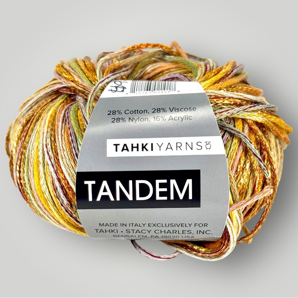 Tandem Tahki Yarns 107yds Color 001 Cotton/Viscose Blend